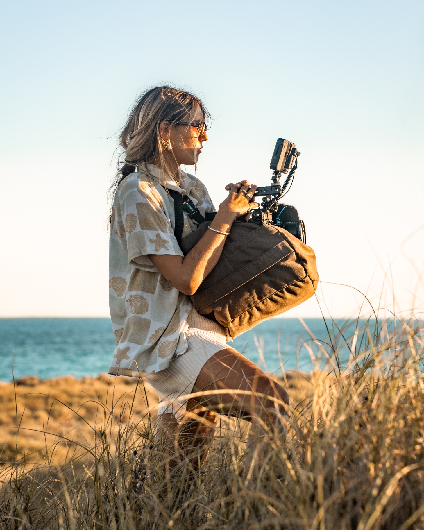 On set for In the Wake of Giants, Western Australia